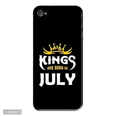 Dugvio? Printed Designer Hard Back Case Cover for iPhone 5 / iPhone 5S (Kings are Born in July)-thumb0