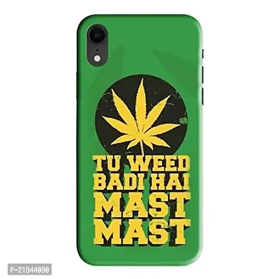 Dugvio? Polycarbonate Printed Hard Back Case Cover for iPhone XR (Weed Flower)