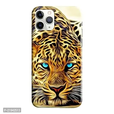 Dugvio? Polycarbonate Printed Hard Back Case Cover for iPhone 11 Pro (Tiger Art)