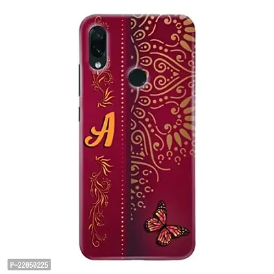 Dugvio? Printed Designer Matt Finish Hard Back Case Cover for Xiaomi Redmi Y2 (A Name Alphabet)-thumb0