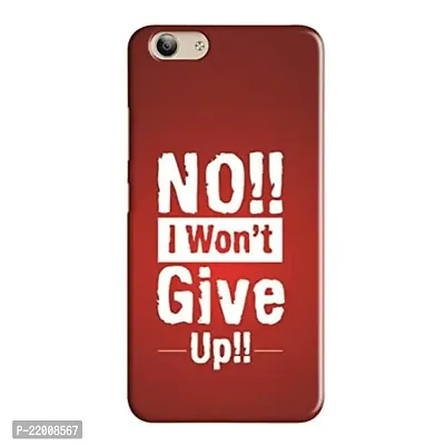 Dugvio? Printed Designer Hard Back Case Cover for Vivo Y53 (Motivation Quotes Never give up)