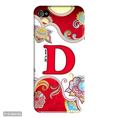 Dugvio? Polycarbonate Printed Hard Back Case Cover for iPhone 5 / iPhone 5S (Its Me D Alphabet)