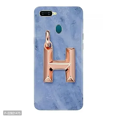 Dugvio? Printed Designer Hard Back Case Cover for Oppo A7 / Oppo A12 / Oppo A5S (H Name Alphabet)