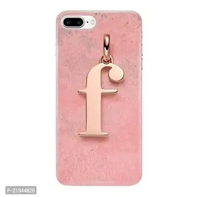 Dugvio? Polycarbonate Printed Hard Back Case Cover for iPhone 8 Plus (F Name Alphabet)-thumb0