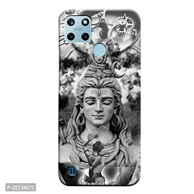 Dugvio? Printed Hard Back Case Cover Compatible for Realme C25Y - Lord Shiva, Bholenath, Angry Shiva (Multicolor)-thumb0