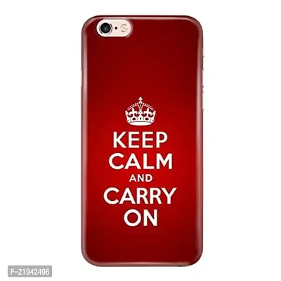 Dugvio? Polycarbonate Printed Hard Back Case Cover for iPhone 6 / iPhone 6S (Keep Calm and Carry on)