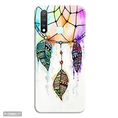 Dugvio? Printed Designer Hard Back Case Cover for Vivo Y19 (Colorful Dreamcatcher)-thumb0