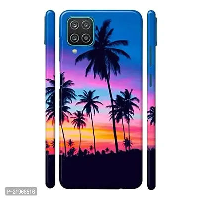 Dugvio? Printed Designer Back Case Cover for Samsung Galaxy A12 / Samsung A12 (Coconut Tree Nature)