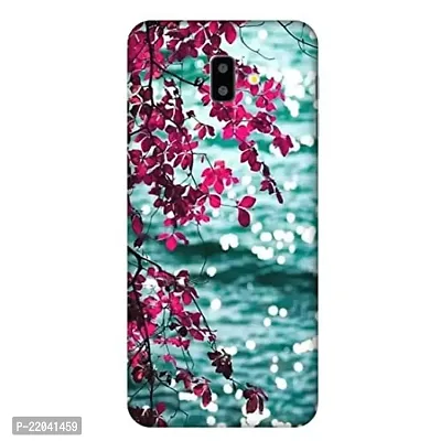 Dugvio? Printed Designer Matt Finish Hard Back Case Cover for Samsung Galaxy J6 Plus/Samsung J6 + / SM-J610FN/DS (Pink Floral)-thumb0