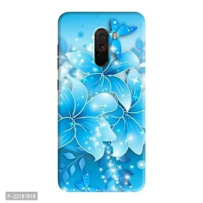 Dugvio Sky Butterfly Designer Hard Back Case Cover for Xiaomi Redmi Poco F1 / Redmi Poco F1 (Multicolor)