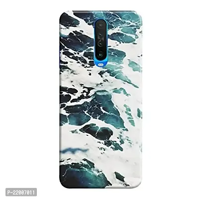 Dugvio? Printed Designer Hard Back Case Cover for Xiaomi Redmi Poco X2 / Redmi K30 (Water Marble)-thumb0