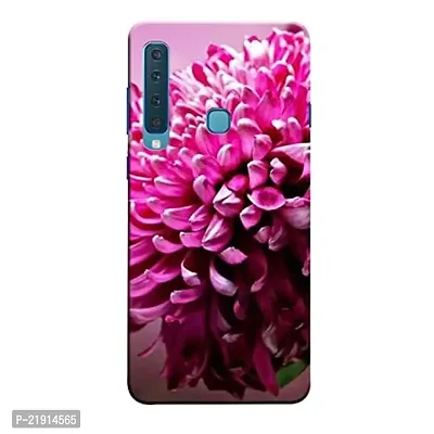 Dugvio? Polycarbonate Printed Hard Back Case Cover for Samsung Galaxy A9 (2018) / Samsung A9 (2018) / SM-A920F/DS (Pink Flower Art)