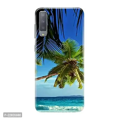 Dugvio? Printed Designer Matt Finish Hard Back Case Cover for Samsung Galaxy A7 (2018) / Samsung A7 (2018) / SM-A750F/DS (Nature Art Coconut)