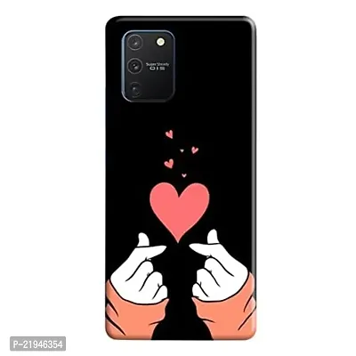 Dugvio? Polycarbonate Printed Hard Back Case Cover for Samsung Galaxy S10 Lite/Samsung S10 Lite (Cute Pink Girls Heart)