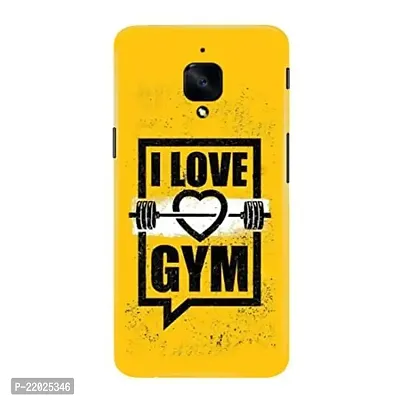 Dugvio? Printed Designer Hard Back Case Cover for OnePlus 3 (I Love Gym Quotes)