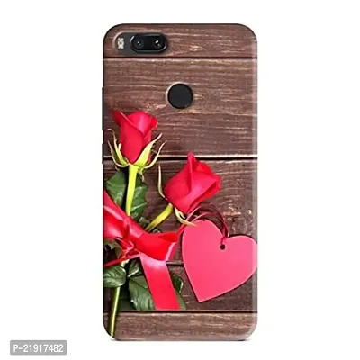 Dugvio? Polycarbonate Printed Hard Back Case Cover for Xiaomi Redmi A1 (Red Rose)