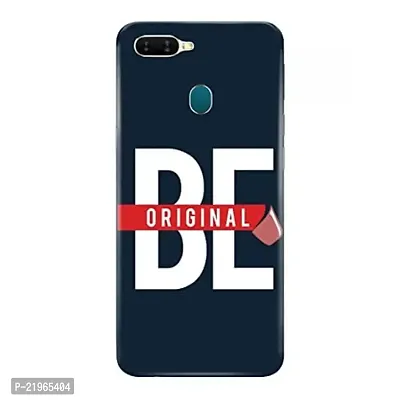 Dugvio? Poly Carbonate Back Cover Case for Oppo F9 Pro - Be Original Quotes
