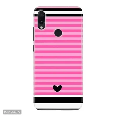 Dugvio? Polycarbonate Printed Hard Back Case Cover for Xiaomi Redmi Y2 (Line Border with Little Heart)