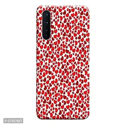 Dugvio? Polycarbonate Printed Hard Back Case Cover for OnePlus Nord (Red Dil Love)