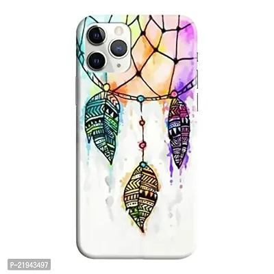 Dugvio? Polycarbonate Printed Hard Back Case Cover for iPhone 11 Pro (Colorful Dreamcatcher)