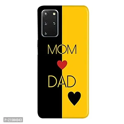 Dugvio? Polycarbonate Printed Colorful Mom and Dad, Mummy Papa Designer Hard Back Case Cover for Samsung Galaxy S20 Plus/Samsung S20 Plus (Multicolor)