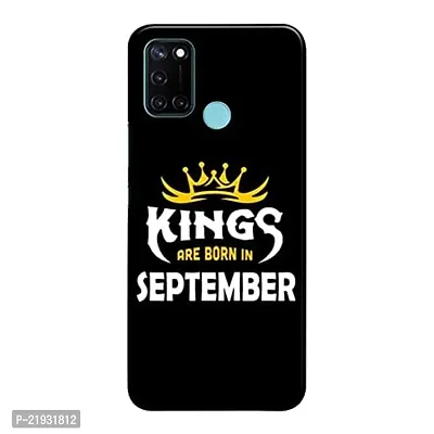 Dugvio? Polycarbonate Printed Hard Back Case Cover for Realme C17 (Kings are Born in September)