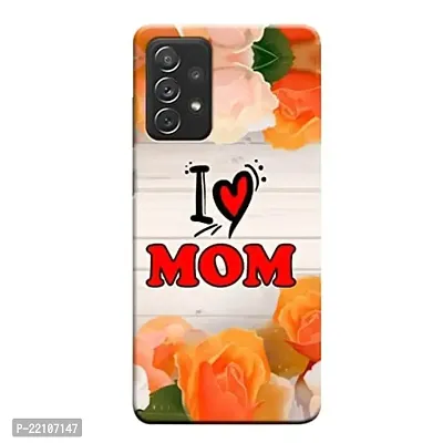 Dugvio? Printed Hard Back Cover Case for Samsung Galaxy A52 (5G) / Samsung Galaxy A52S (5G) - I Love mom Best mom