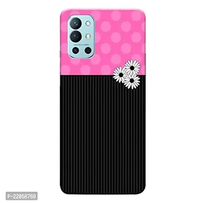Dugvio? Printed Designer Matt Finish Hard Back Cover Case for OnePlus 9R / OnePlus 9R (5G) - Floral Pattern Art-thumb0