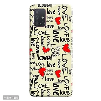 Dugvio? Polycarbonate Printed Hard Back Case Cover for Samsung Galaxy A71 / Samsung A71 (Love Quotes)