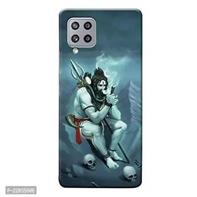 Dugvio? Printed Shiva Chillum, Lord Shiva Designer Hard Back Case Cover for Samsung Galaxy A22 / Samsung Galaxy A22 (4G) (Multicolor)