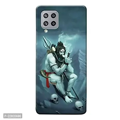 Dugvio? Printed Shiva Chillum, Lord Shiva Designer Hard Back Case Cover for Samsung Galaxy A22 / Samsung Galaxy A22 (4G) (Multicolor)-thumb0