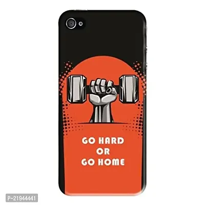 Dugvio? Polycarbonate Printed Hard Back Case Cover for iPhone 5 / iPhone 5S (Go Hard or go Home)-thumb0