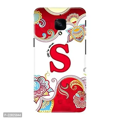 Dugvio? Printed Designer Hard Back Case Cover for OnePlus 3T (Its Me S Alphabet)-thumb0