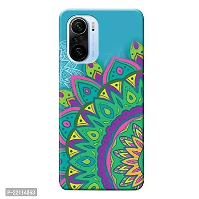 Dugvio? Printed Hard Back Cover Case for Xiaomi Mi 11X / Xiaomi Mi 11X Pro (5G) - Green Rangoli Art