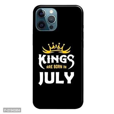 Dugvio? Polycarbonate Printed Hard Back Case Cover for iPhone 12 Pro Max (Kings are Born in July)