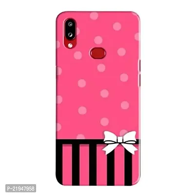 Dugvio? Polycarbonate Printed Hard Back Case Cover for Samsung Galaxy A10S / Samsung A10S / SM-A107F/DS (Pink dot Art)