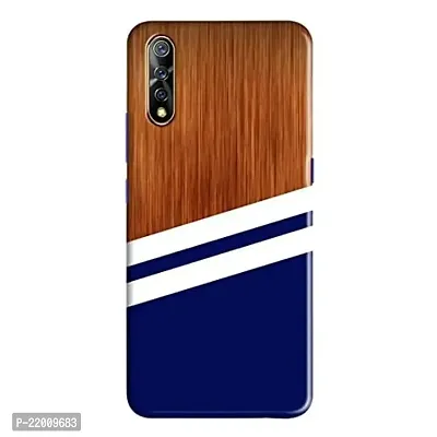 Dugvio? Printed Designer Hard Back Case Cover for Vivo S1 (Wooden and Color Art)-thumb0