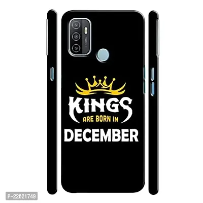 Dugvio? Printed Designer Hard Back Case Cover for Oppo A53 / Oppo A33 (Kings are Born in December)