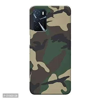 Dugvio? Poly Carbonate Back Cover Case for Oppo A16 5G - Army Camoflage, Army Design