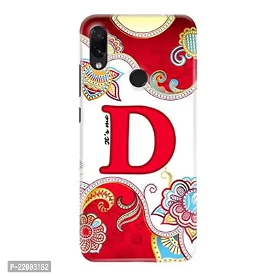 Dugvio? Printed Designer Hard Back Case Cover for Xiaomi Redmi Y3 (Its Me D Alphabet)