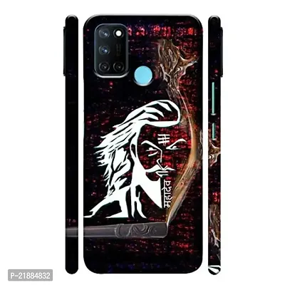 Dugvio Printed Colorful Lord Shiva, Angry Shiva, Lord Mahadev Designer Hard Back Case Cover for Realme 7i (Multicolor)-thumb0