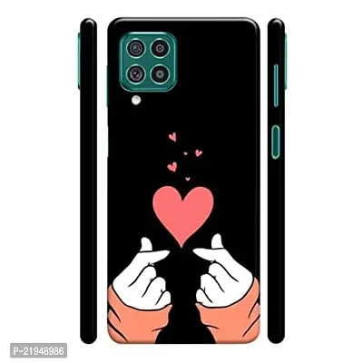Dugvio? Polycarbonate Printed Hard Back Case Cover for Samsung Galaxy F62 / Samsung F62 (Cute Pink Girls Heart)