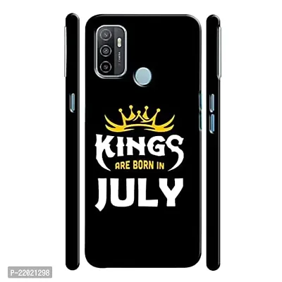 Dugvio? Printed Designer Hard Back Case Cover for Oppo A53 / Oppo A33 (Kings are Born in July)
