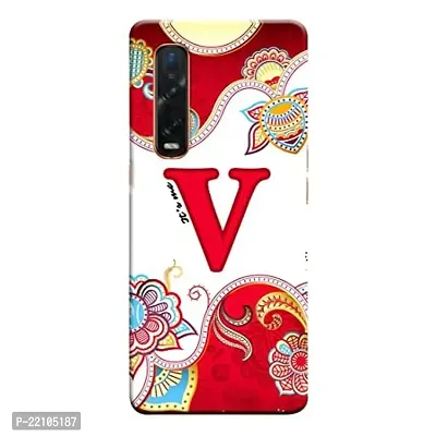 Dugvio? Printed Hard Back Cover Case for Oppo Find X2 Pro - Its Me V Alphabet