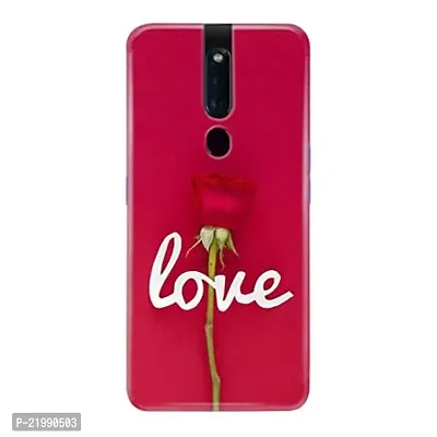 Dugvio? Printed Designer Back Cover Case for Oppo F11 Pro - Love Rose