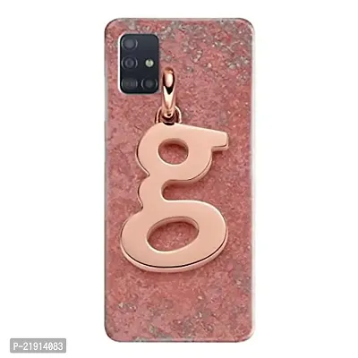 Dugvio? Polycarbonate Printed Hard Back Case Cover for Samsung Galaxy A51 / Samsung A51 (G Name Alphabet)-thumb0