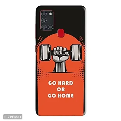 Dugvio? Printed Designer Hard Back Case Cover for Samsung Galaxy A21S / Samsung A21S (Go Hard or go Home)