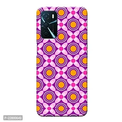 Dugvio? Printed Hard Back Cover Case for Oppo A16 (5G) / Oppo A53S (5G) / Oppo A55 (5G) - Rangoli Drawing