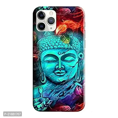 Dugvio Polycarbonate Printed Colorful Lord Buddha, Buddha Art, Mahatma Budh Designer Hard Back Case Cover for Apple iPhone 11 Pro/iPhone 11 Pro (Multicolor)