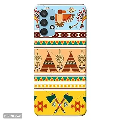 Dugvio? Polycarbonate Printed Hard Back Case Cover for Samsung Galaxy A32 / Samsung A32 (Rajasthani Pattern)-thumb0